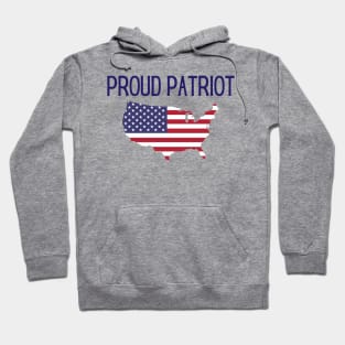 Patriot Design Patriotic USA America Map Gift Politics Hoodie